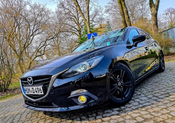 Mazda 3 cena 47700 przebieg: 169000, rok produkcji 2014 z Poznań małe 56